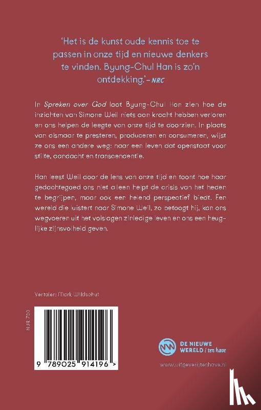 Han, Byung-Chul - Spreken over God
