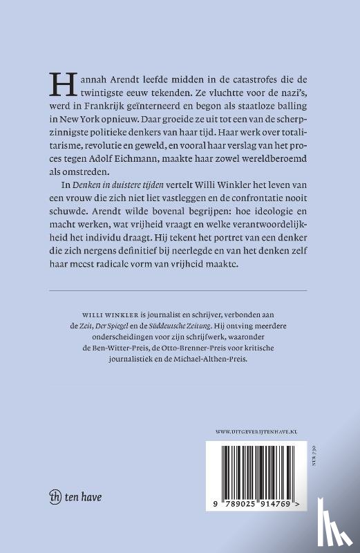 Winkler, Willi - Denken in duistere tijden