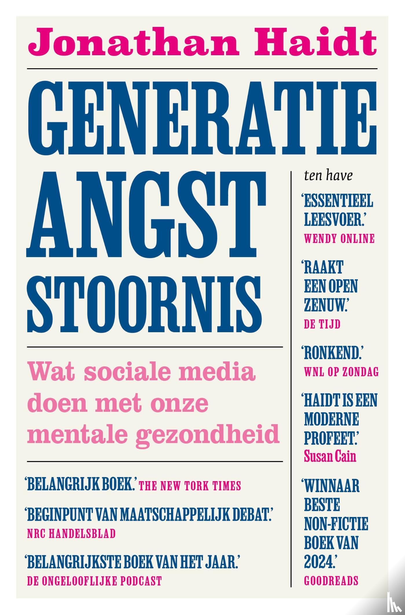 Haidt, Jonathan - Generatie angststoornis