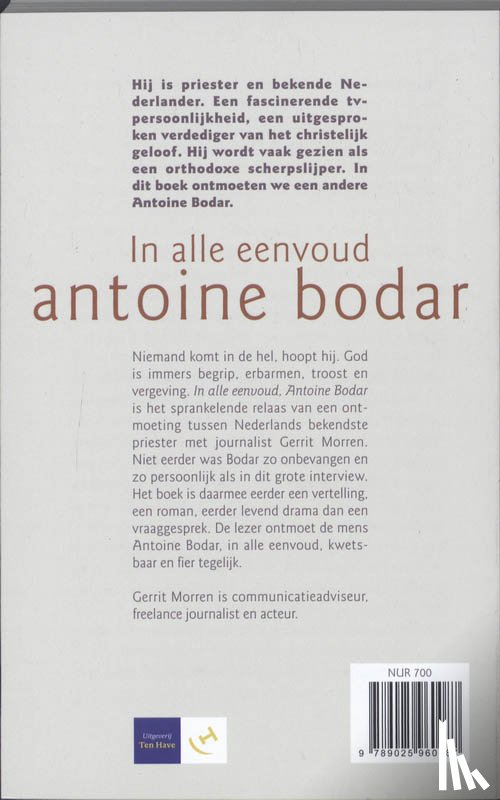 Morren, Gerrit, Bodar, Antoine - In alle Eenvoud, Antoine Bodar
