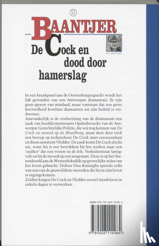 Baantjer, A.C. - De Cock en dood door hamerslag