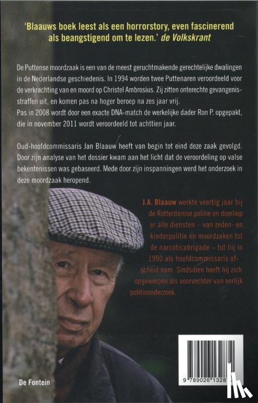 Blaauw, J.A. - De Puttense moordzaak - dossier gesloten -