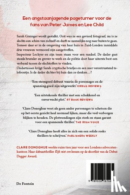 Donoghue, Clare - Kijk niet om