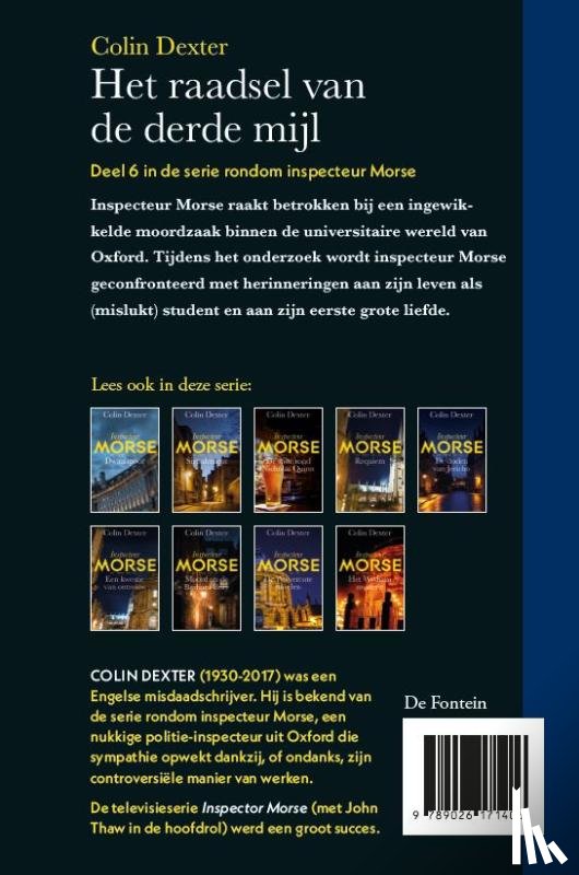 Dexter, Colin - Het raadsel van de derde mijl