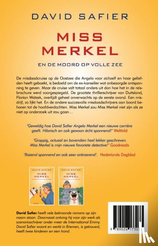 Safier, David - Miss Merkel en de moord op volle zee
