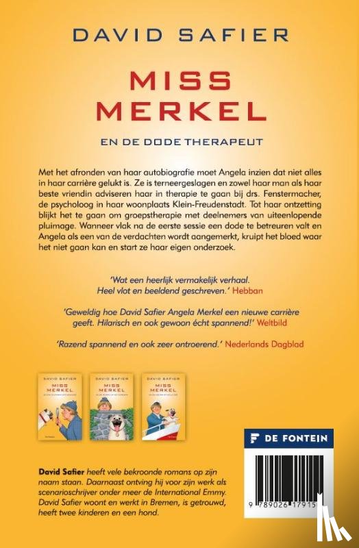 Safier, David - Miss Merkel en de dode therapeut