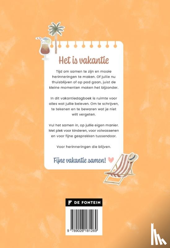 Schilder, Kirsten - Fijne vakantie samen!
