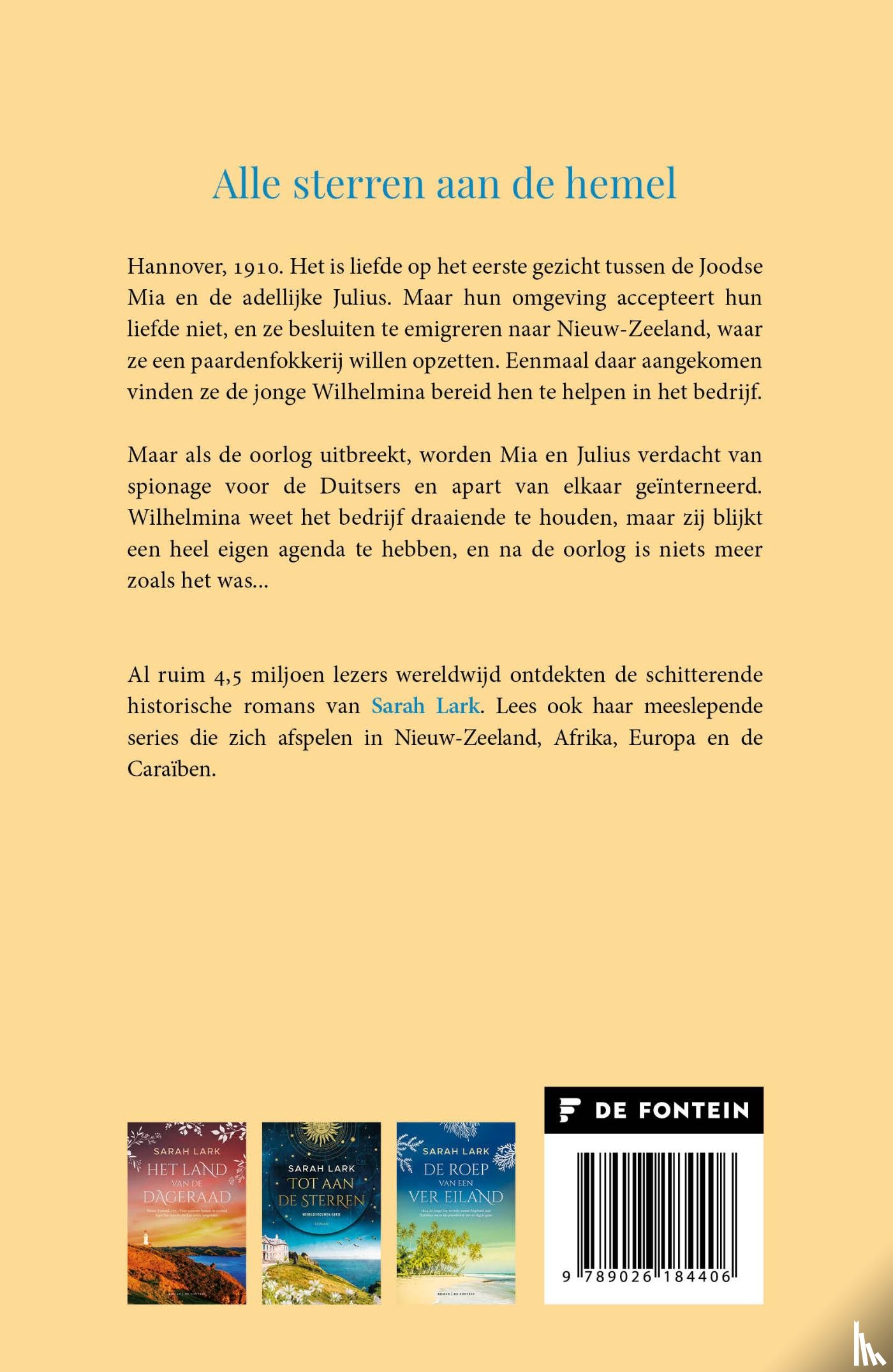 Lark, Sarah - Alle sterren aan de hemel