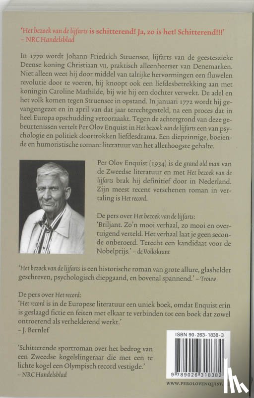 Enquist, Per Olov - Het bezoek van de lijfarts