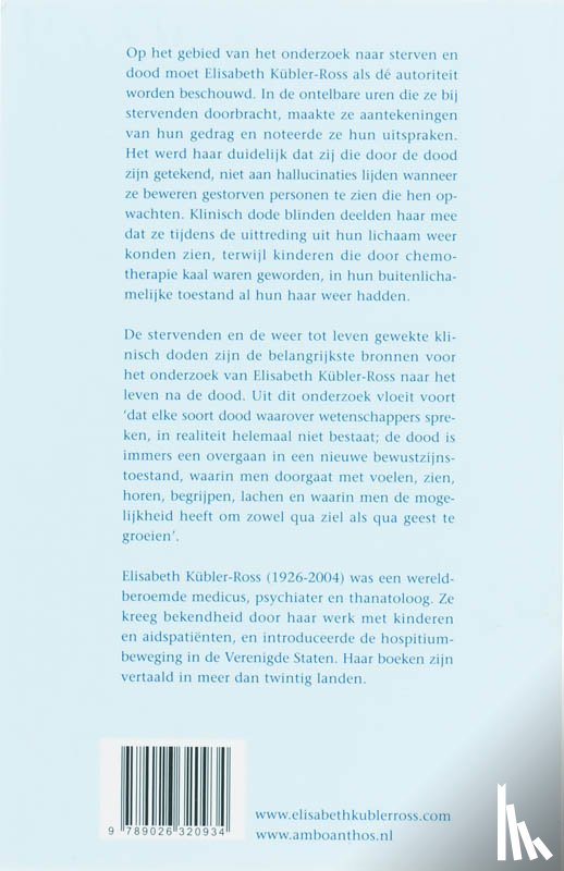 Kubler-Ross, Elisabeth - Over de dood en het leven daarna