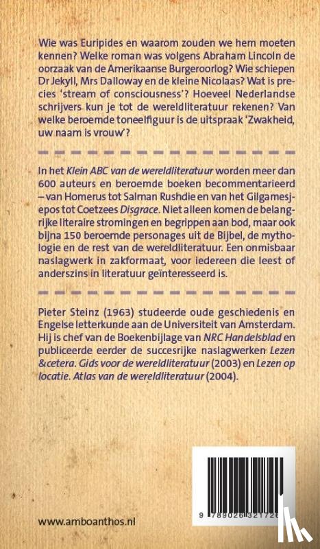 Steinz, P. - Klein ABC van de wereldliteratuur