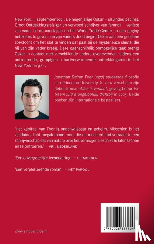 Foer, Jonathan Safran - Extreem luid & ongelooflijk dichtbij