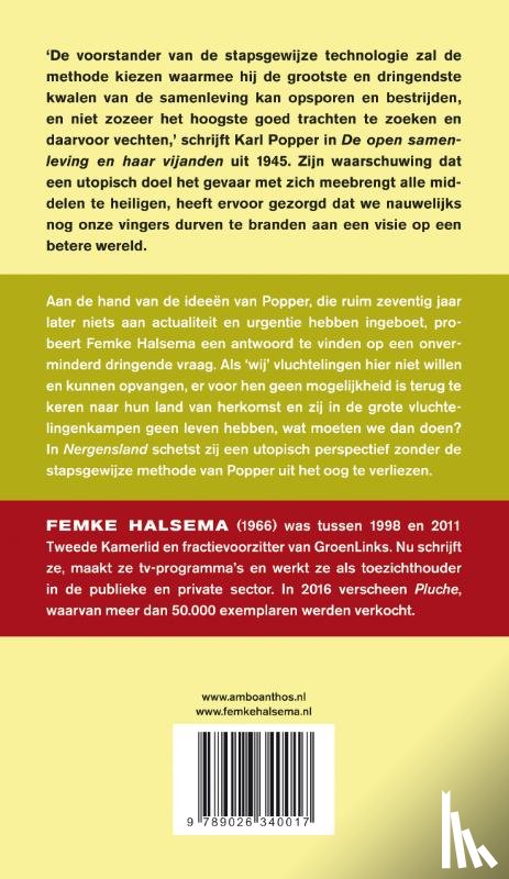 Halsema, Femke - Nergensland