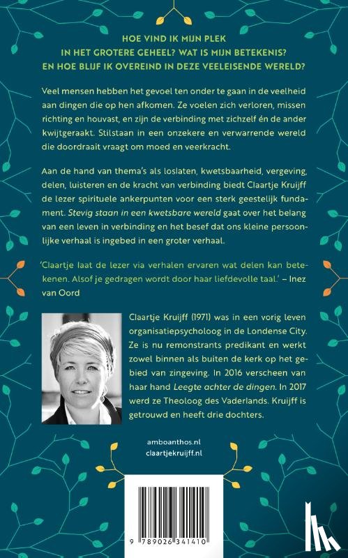 Kruijff, Claartje - Stevig staan in een kwetsbare wereld