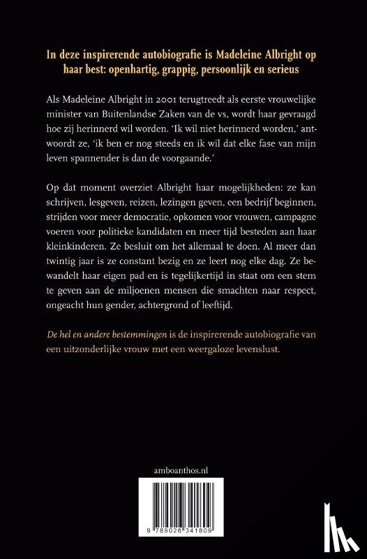 Albright, Madeleine - De hel en andere bestemmingen