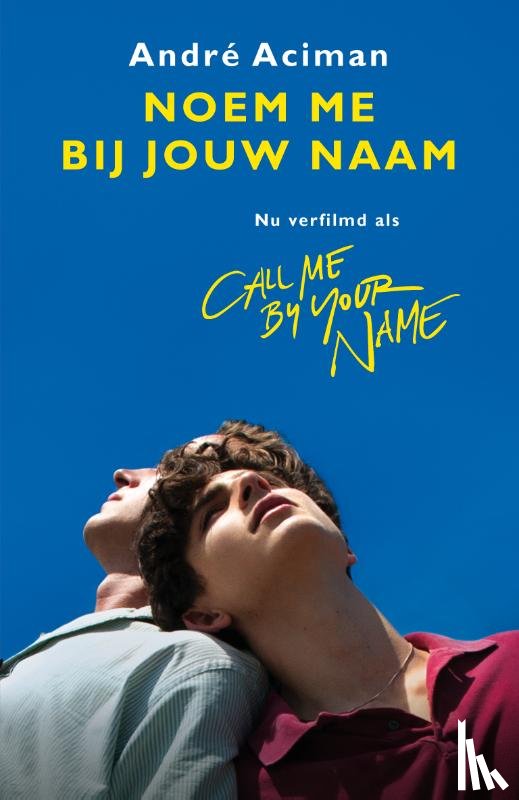 Aciman, Andre - Noem me bij jouw naam - filmeditie