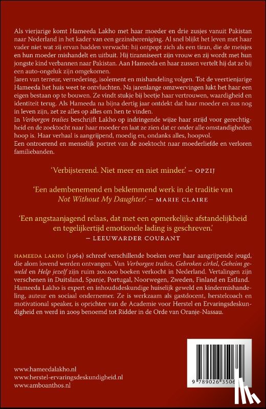 Lakho, Hameeda, Rijst, Magda van der - Verborgen tralies