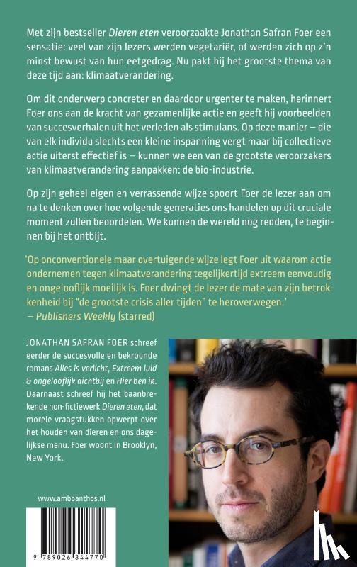 Foer, Jonathan Safran - Het klimaat zijn wij