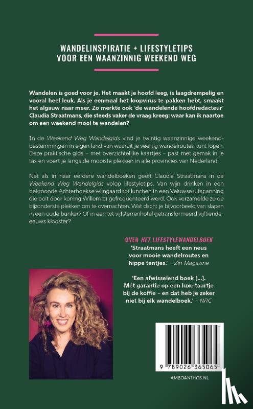 Straatmans, Claudia - Weekend weg wandelgids
