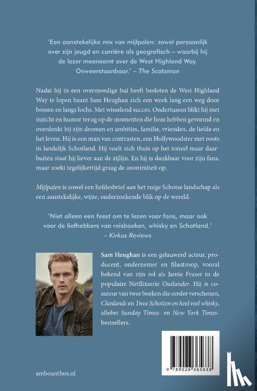 Heughan, Sam - Mijlpalen