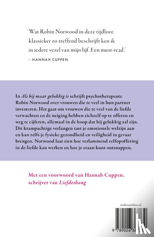 Norwood, Robin - Als hij maar gelukkig is