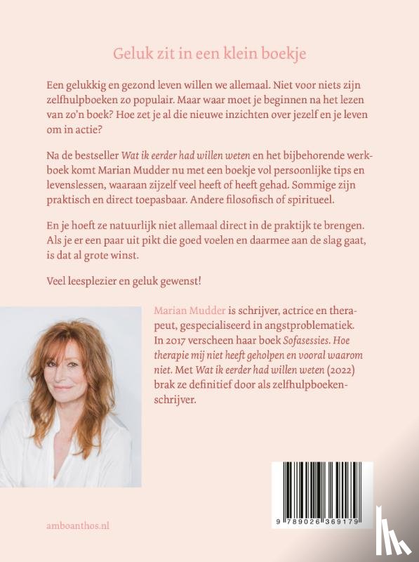 Mudder, Marian - Geluk zit in een klein boekje