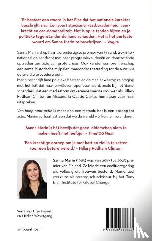 Marin, Sanna - Van hoop naar actie
