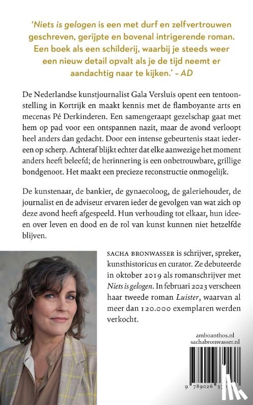 Bronwasser, Sacha - Niets is gelogen