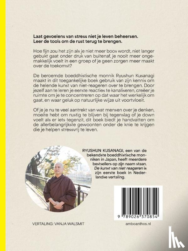 Kusanagi, Ryushun - De kunst van niet reageren