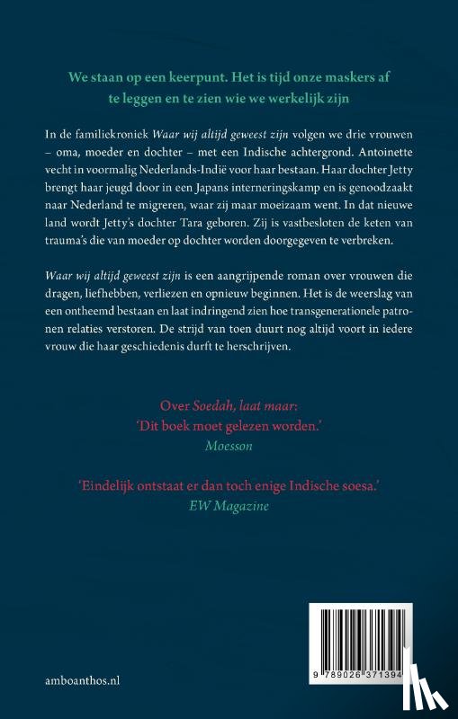 Stolk, Maddy - Waar wij altijd geweest zijn