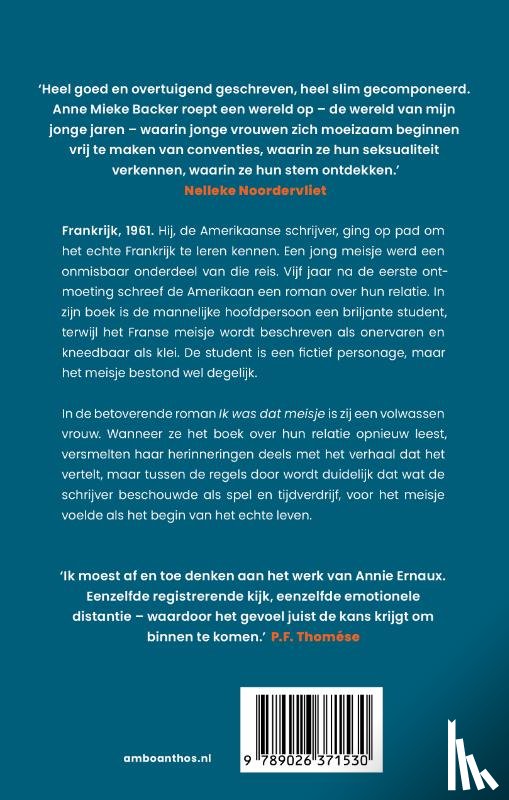 Backer, Anne Mieke - Ik was dat meisje