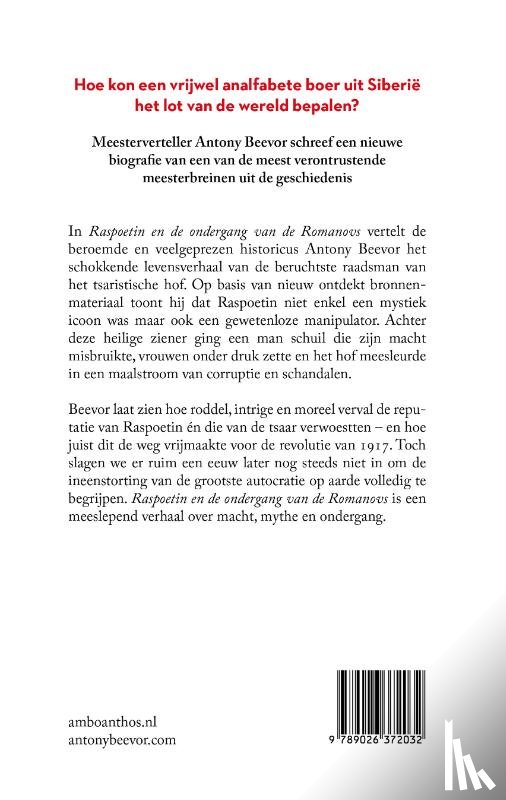 Beevor, Antony - Raspoetin en de ondergang van de Romanovs