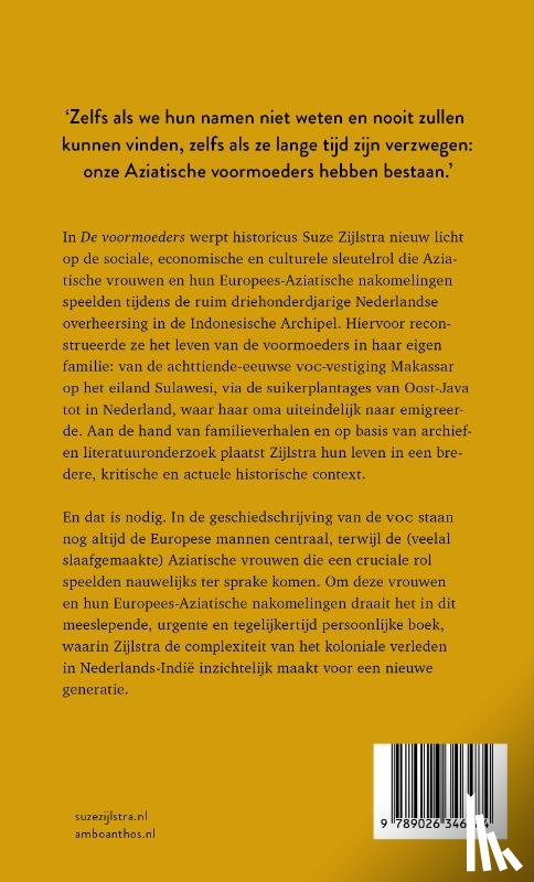 Zijlstra, Suze - De voormoeders