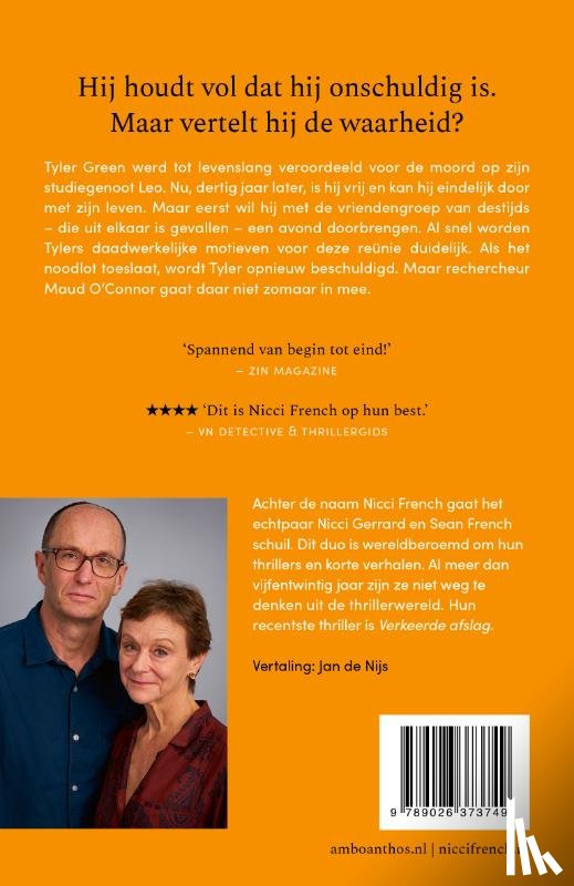 French, Nicci - Tyler Green komt nooit meer vrij