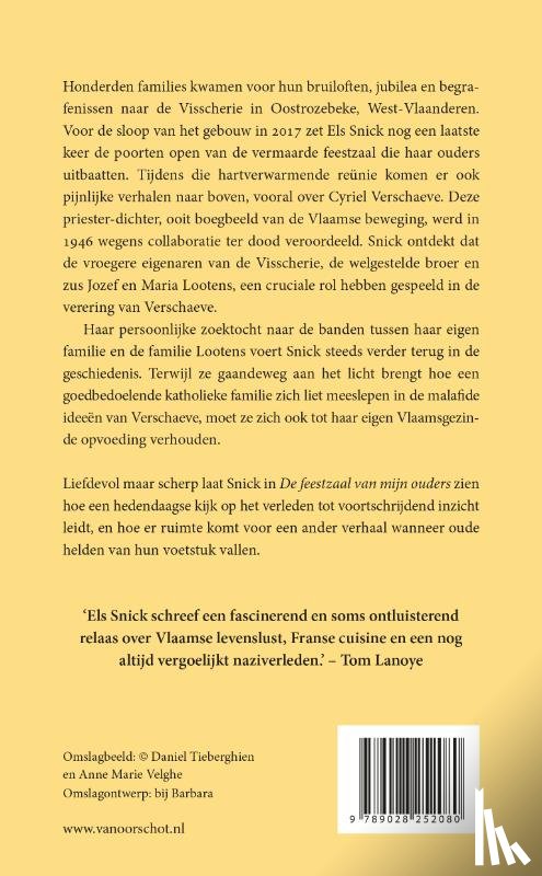 Snick, Els - De feestzaal van mijn ouders