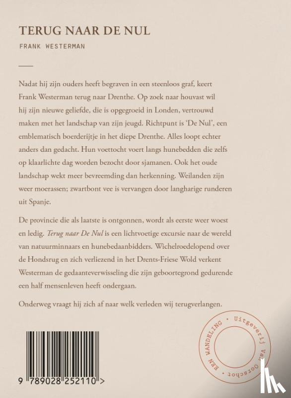 Westerman, Frank - Terug naar De Nul