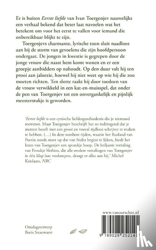 Toergenjev, Ivan - Eerste liefde
