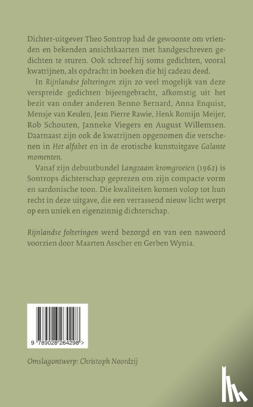 Sontrop, Theo - Rijnlandse folteringen