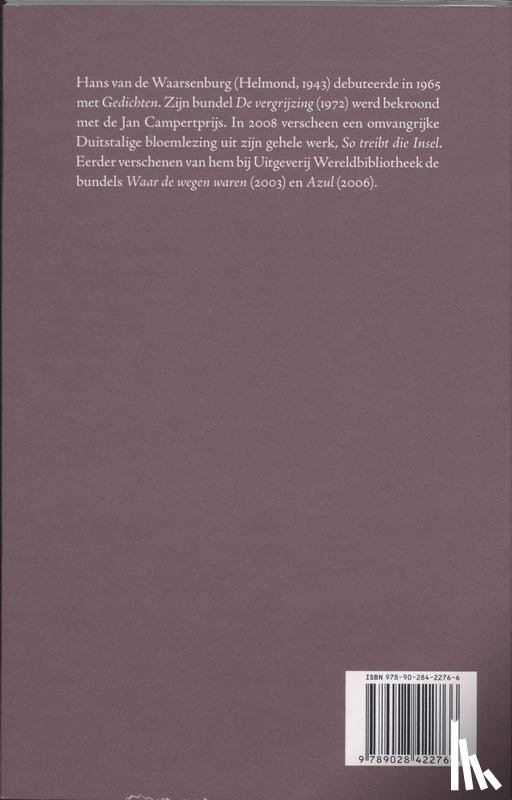 Waarsenburg, Hans van de - Wie hier nog komt