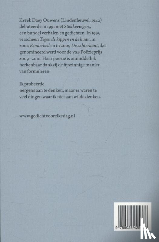 Daey Ouwens, Kreek - Blauwe hemel