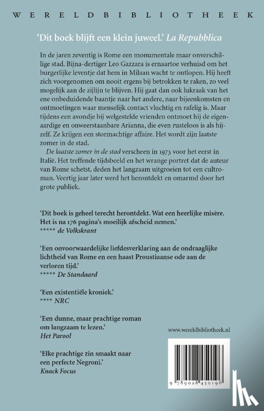 Calligarich, Gianfranco - De laatste zomer in de stad