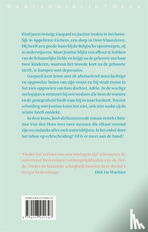 Van den Hove, Christine - Het huwelijk