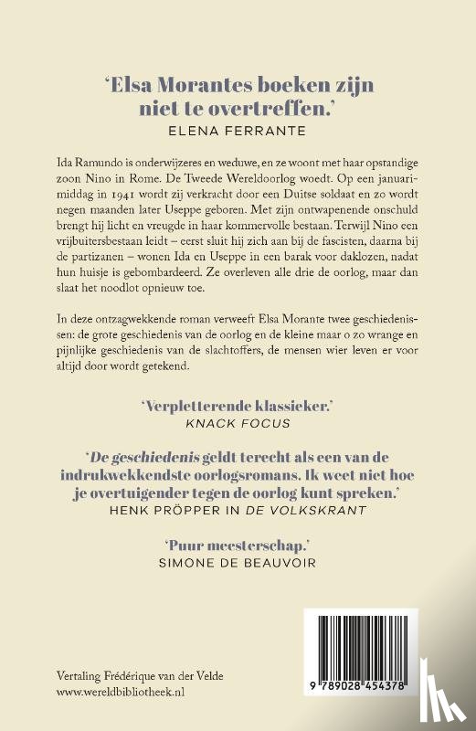 Morante, Elsa - De geschiedenis