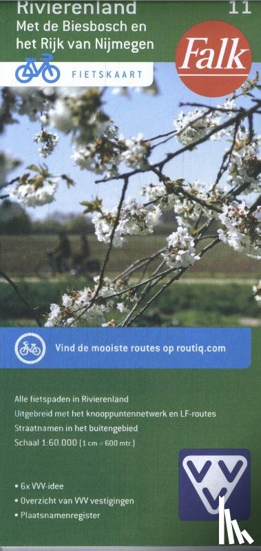  - Falk VVV Fietskaart 11 Rivierenland