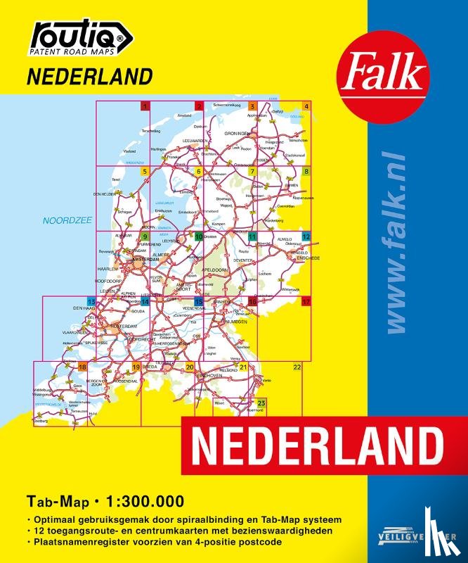  - Routiq autokaart Nederland Tab Map