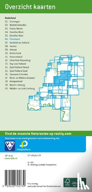  - Falk VVV Fietskaart 06 Flevoland