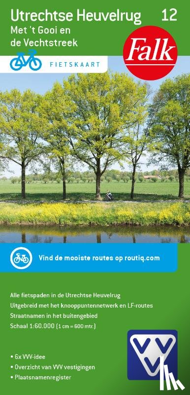  - FALK VVV FIETSKAART 12 UTRECHTSE HEUVELRUG