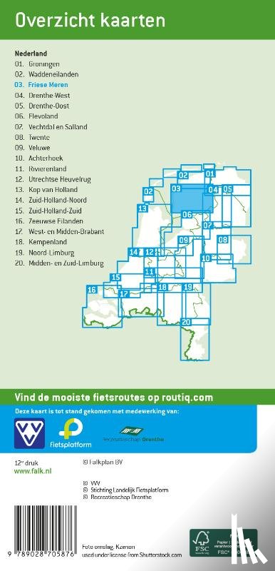  - Falk VVV Fietskaart 03 Friese Meren