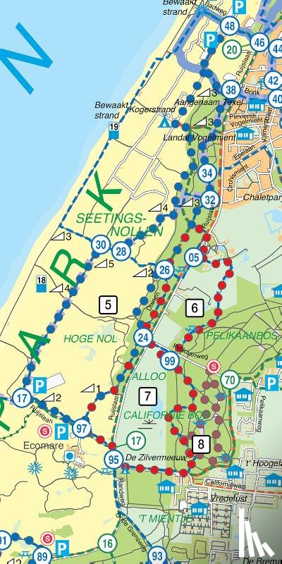  - Falk Regiokaart TEXEL 1:25.000