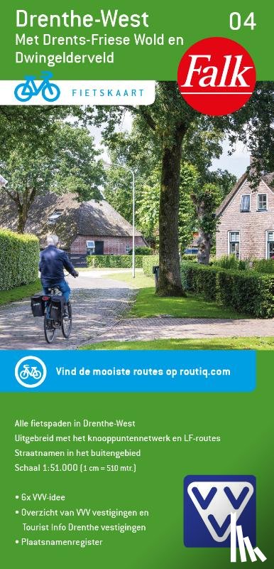  - Falk VVV Fietskaart 04. Drenthe-West